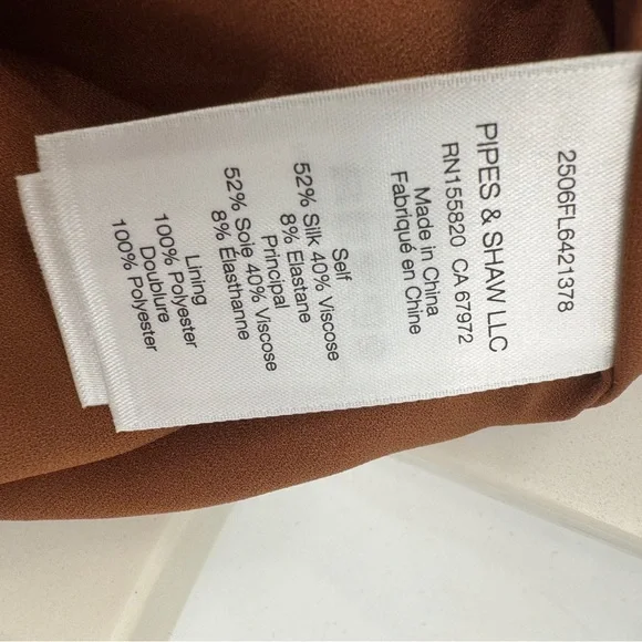 VERONICA BEARD Petra Dress in Whisky Multi size 4 $649 pre owned - Picture 11 of 15